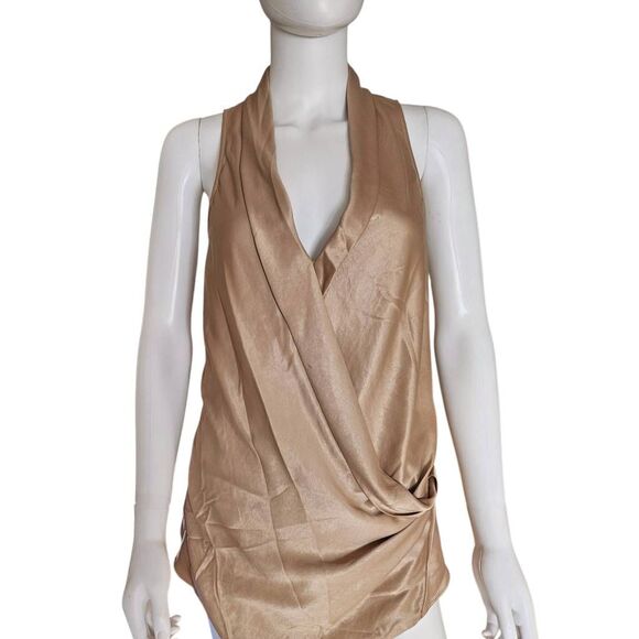 helmut lang silk wrap top - Picture 2 of 7